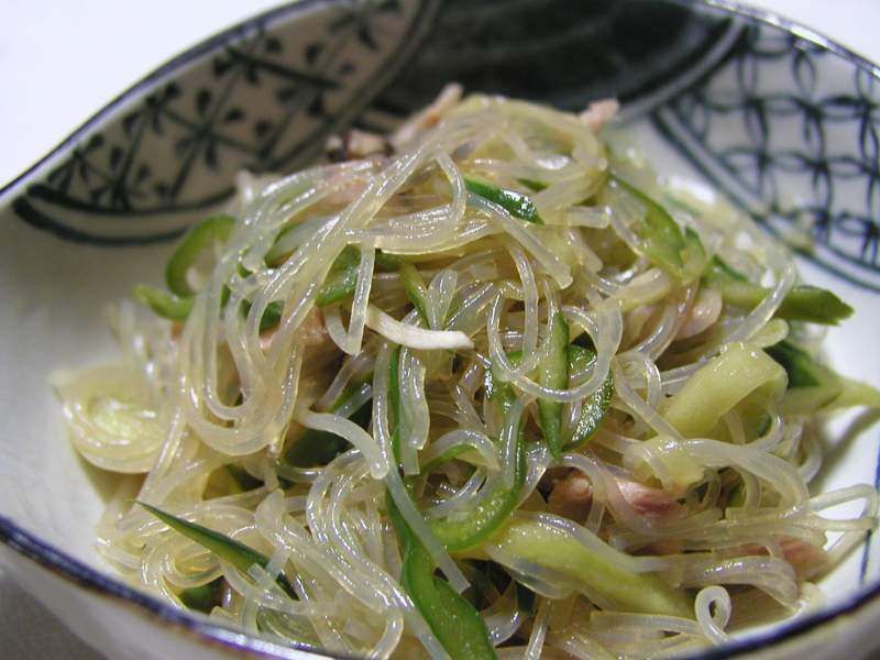 春雨の中華サラダ